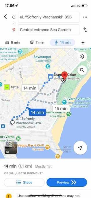 New Luxury Furnished Apartment - Beach, Varna Center & Fast Wi-Fi מראה חיצוני תמונה